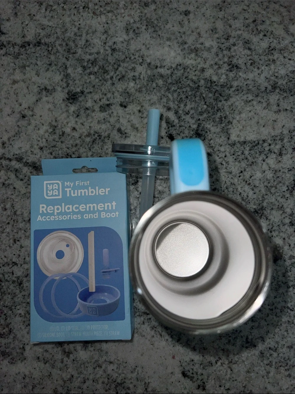 Yaya My First Tumbler Peppa Pig Blue Kids Travel Mug and Replacement Accessories